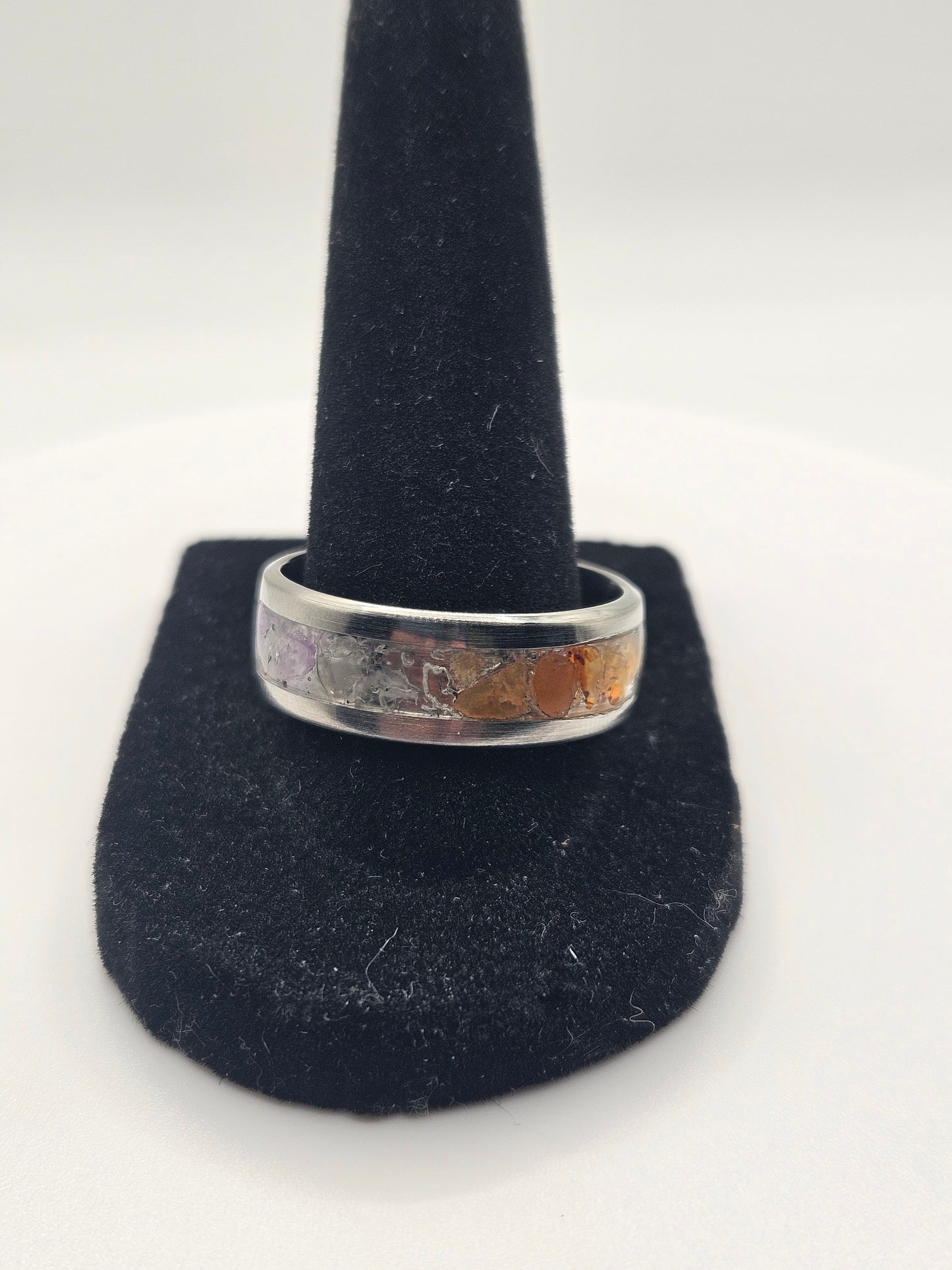Chakra Design Size Ring sizes 7-12 8mm